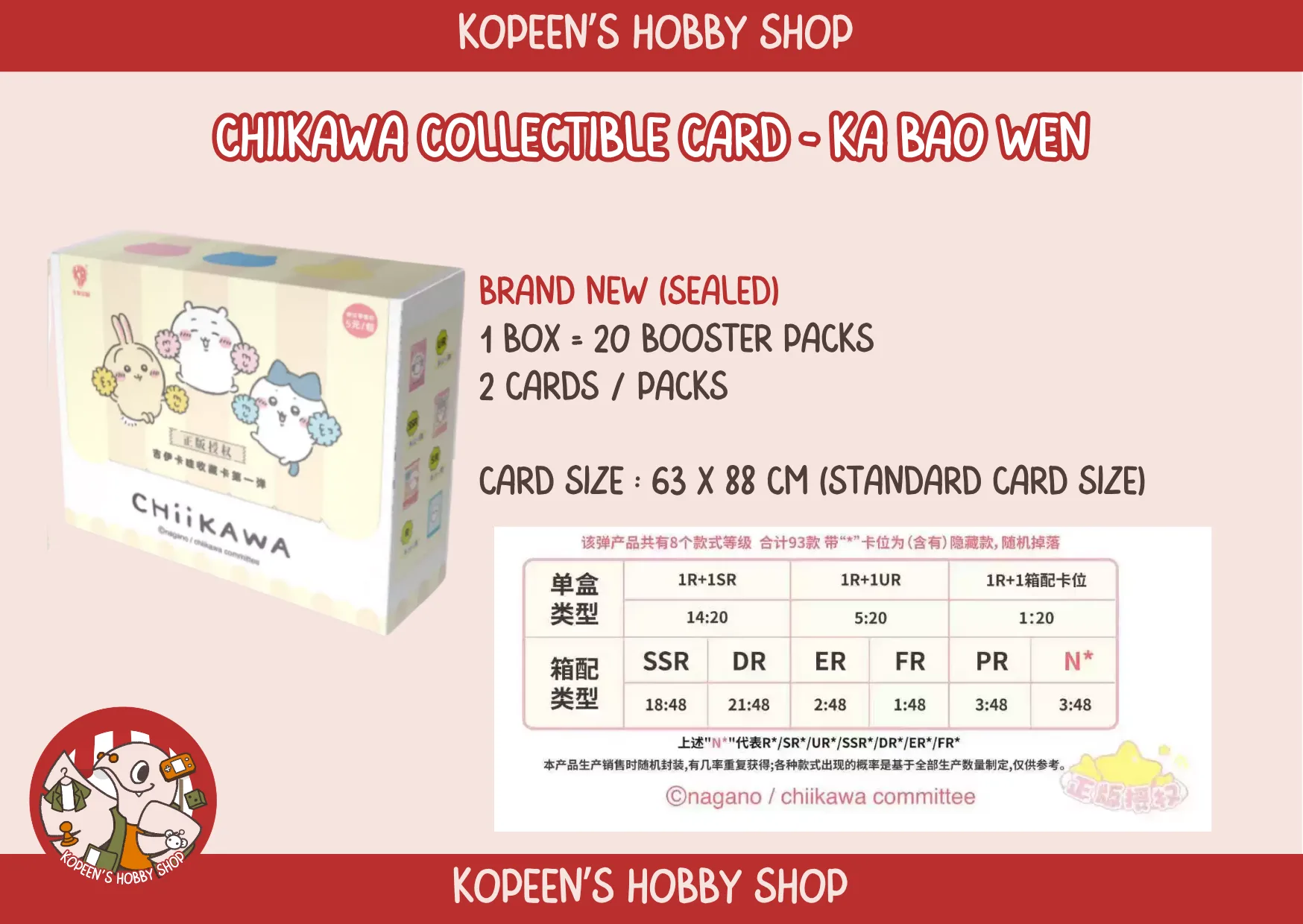 Chiikawa Collectible Card - Kabaowen — image 2