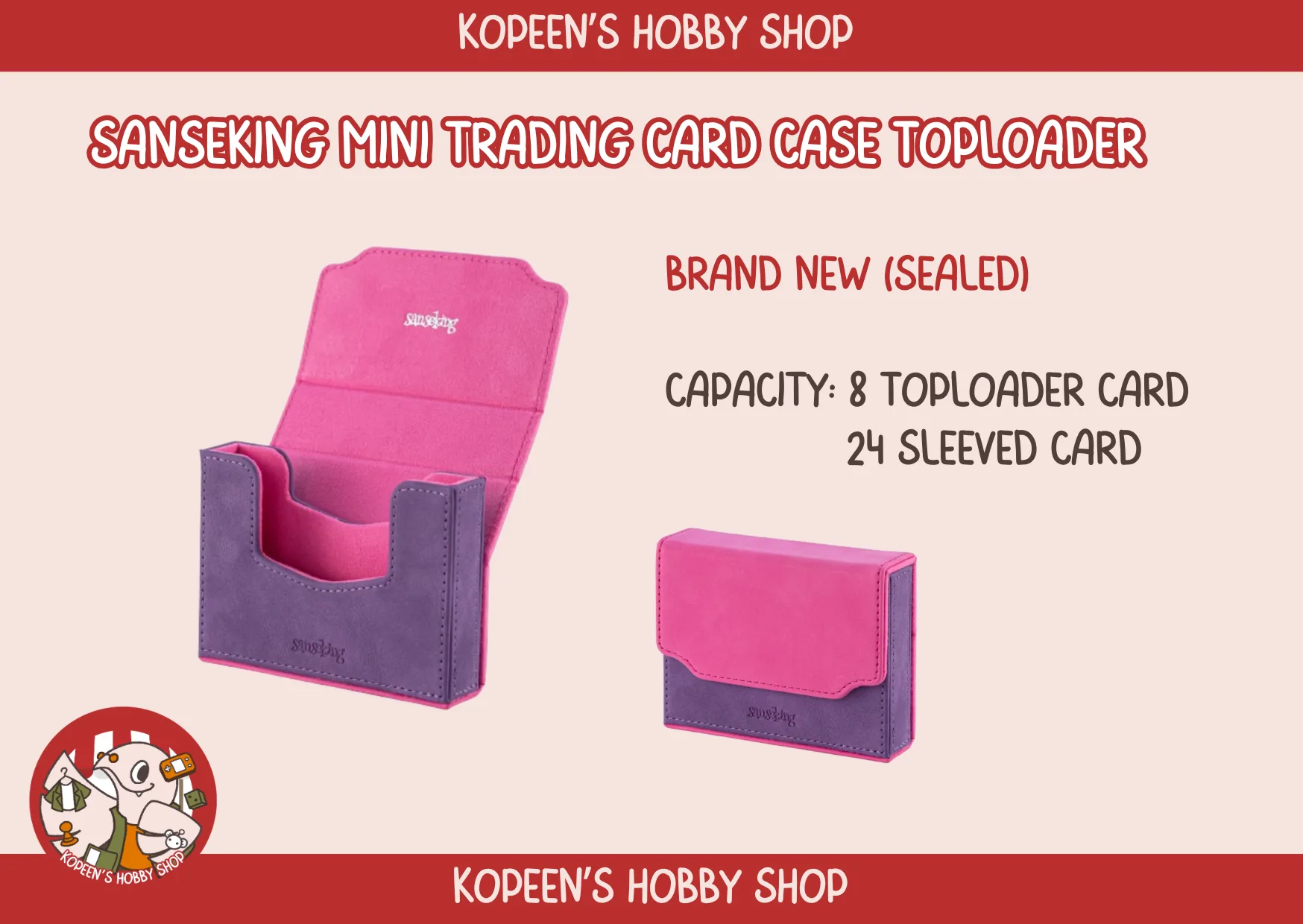 Sanseking - Mini Trading Card Case for Toploader — image 2