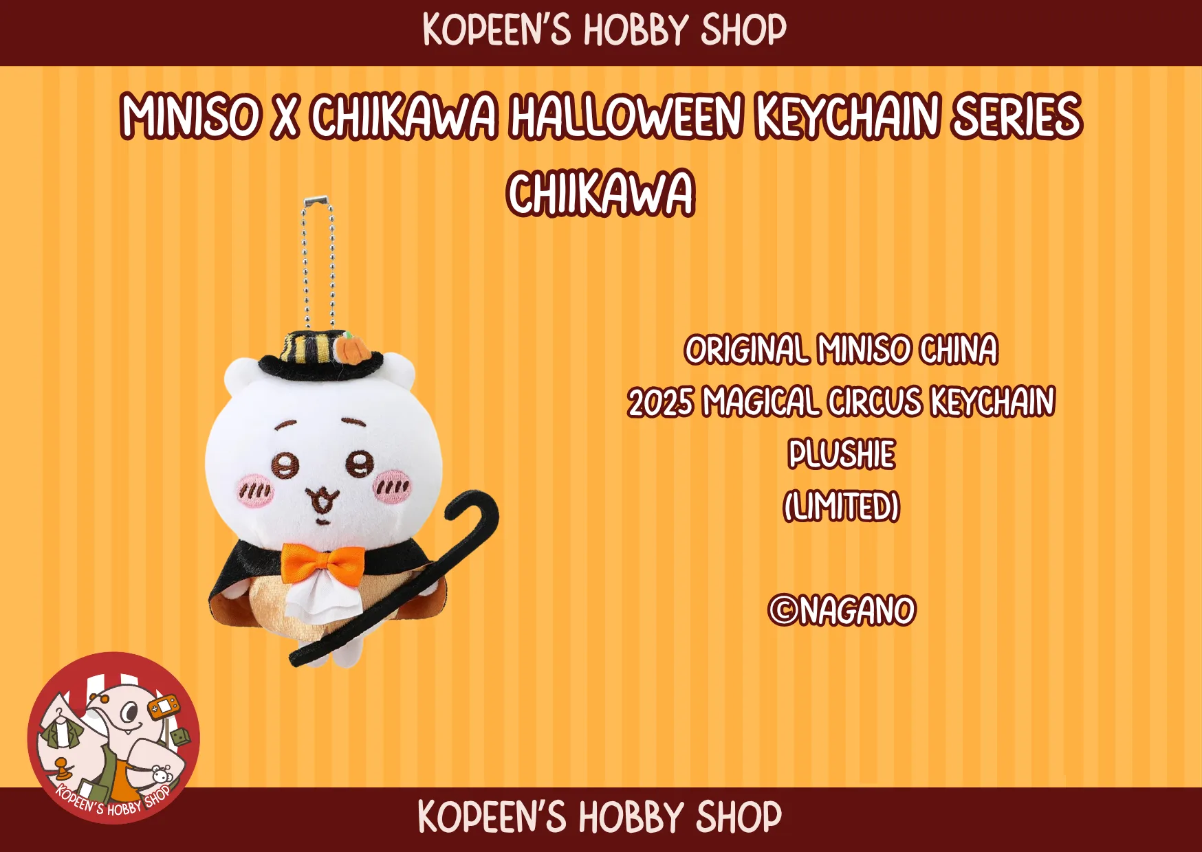 MINISO x Chiikawa Halloween Keychain Series — image 2